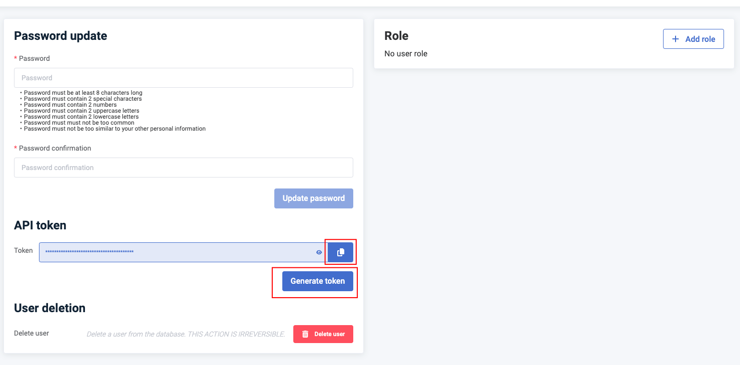 Generate API Keys button highlighted for clarity
