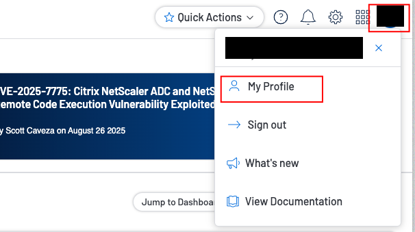 Account page showing navigation to API Keys tab in Tenable.io